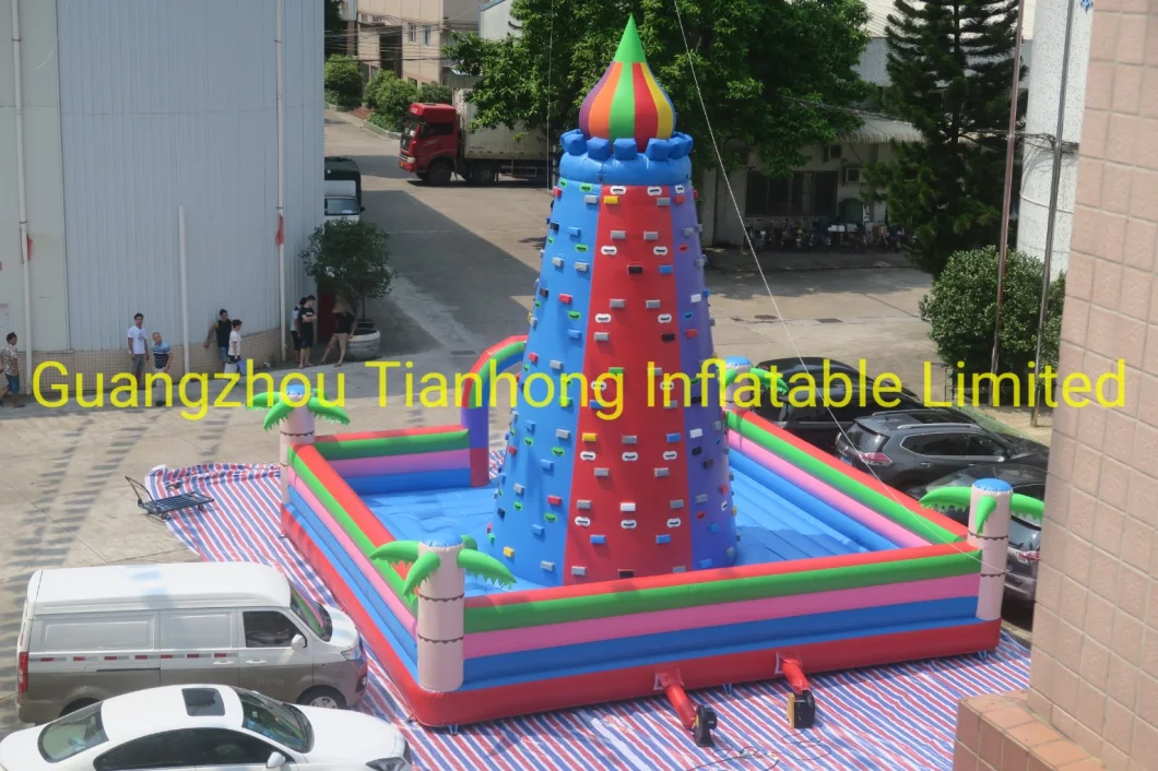 9X9X10m Giant Commercial Inflatable Rock Climbing Wall