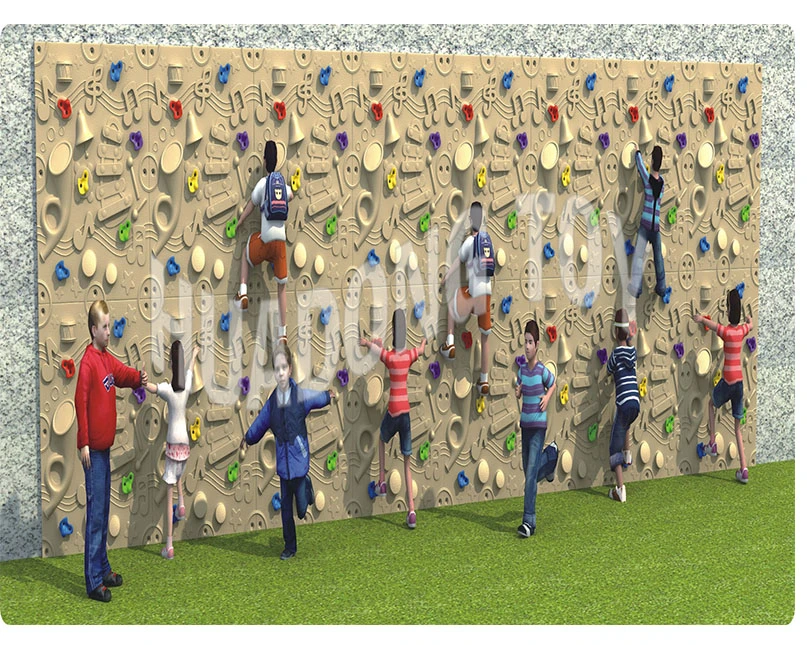 Commercia Plastic Rock Kids Outdoor Climbing Walls Panels