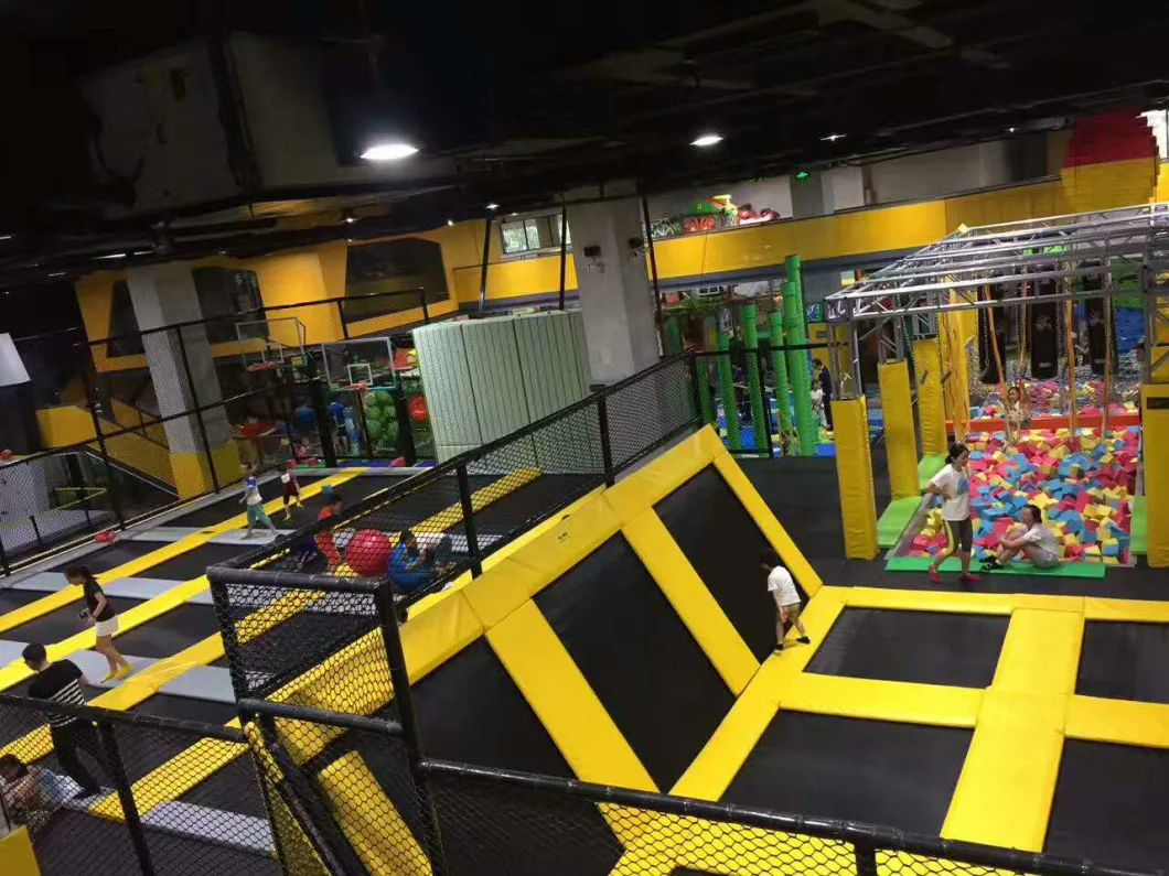 Customized Durable Commercial Trampoline Park, Cheap Large Indoor Trampoline Park