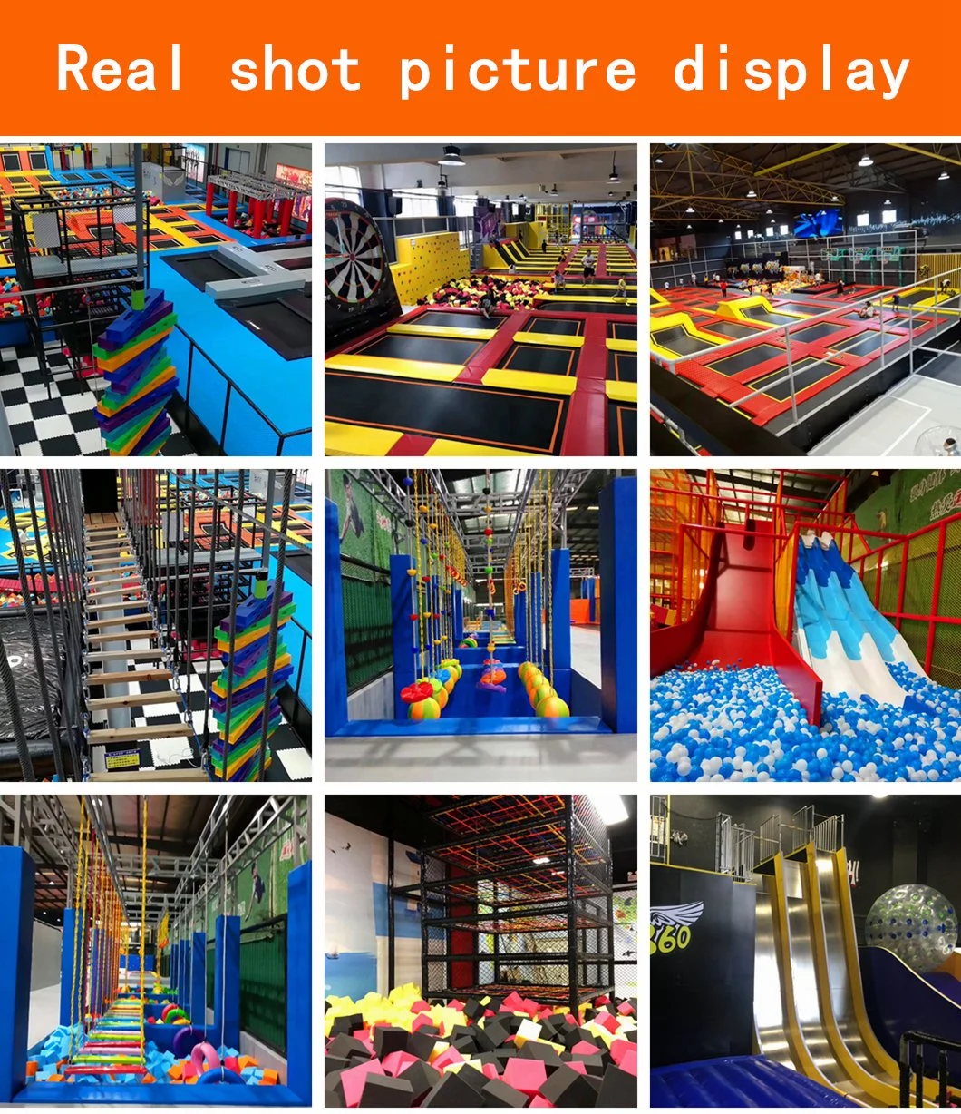 Customized Indoor Adult Sports Trampoline Park Equipment Kids Playground