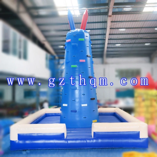 5X5X5m Outdoor Kids Inflatable Rock Climbing Wall