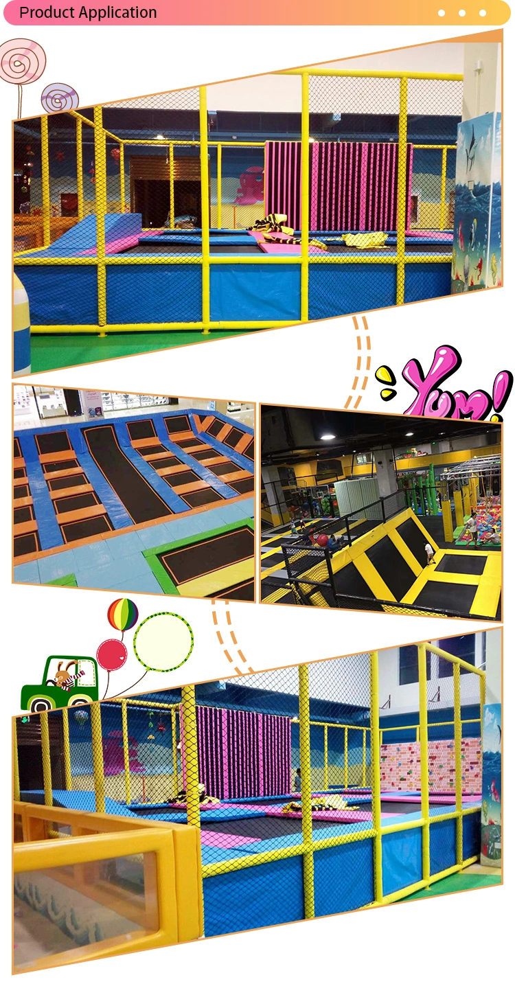 Customized Durable Commercial Trampoline Park, Cheap Large Indoor Trampoline Park